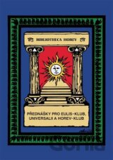 Přednášky pro Eulis-klub, Universalii a Horev-klub