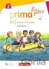 Prima - Los geht's! Band 2 - Arbeitsbuch mit Audio-CD und Stickerbogen