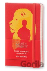 Moleskine - Hra o tróny červený zápisník