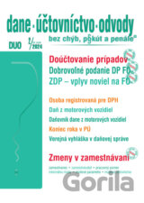 Dane, účtovníctvo, odvody bez chýb, pokút a penále č. 2 / 2024 - Podanie DP dobrovoľne