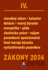 Zákony 2024/IV - Stavebné zákony a predpisy