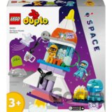 LEGO® DUPLO® 10422 Vesmírne dobrodružstvo s raketoplánom 3 v 1