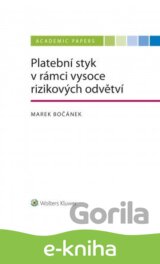 Platební styk v rámci vysoce rizikových odvětví