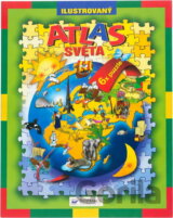 Ilustrovaný atlas světa 6 x puzzle