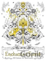 Enchanted Forest: 12 Colour-in Notecards