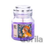 Scented candle: Levander - Mucha - Zodiak