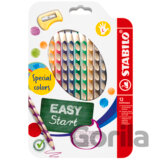 Ergonomické farbičky pre ľavákov - STABILO EASYcolors - 12 ks sada so strúhadlom