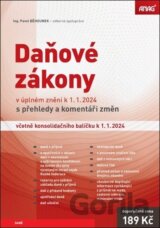 Daňové zákony v úplném znění k 1. 1. 2024