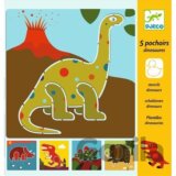 Kreslenie podľa šablóny  Dinosaury