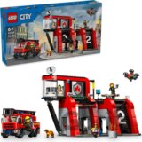 LEGO® City 60414 Hasičská stanica s hasičským vozidlom