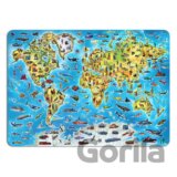 Drevené puzzle Mapa sveta