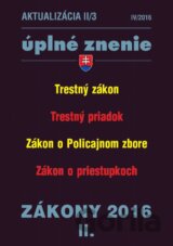 Aktualizácia II/3 2016