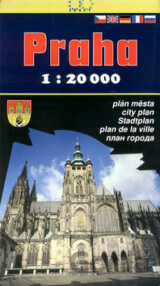 Praha 1:20000. Plán města v kartonové obálce