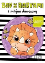 Bav se barvami s milými dinosaury