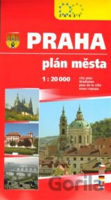 Praha plán města 1:20 000