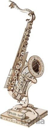 3D dřevěné puzzle Saxofon