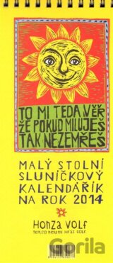Malý stolní sluníčkový kalendářík na rok 2014