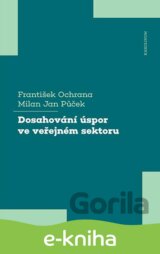 Dosahování úspor ve veřejném sektoru