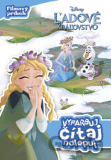 Ľadové kráľovstvo: Vyfarbuj, čítaj, nalepuj