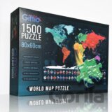 Puzzle mapa světa
