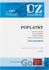 ÚZ 1587 Poplatky - správní, soudní, místní, ostatní