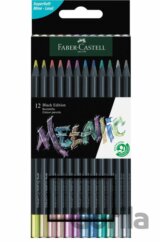 Pastelky Black Edition set 12 farebné Metallic