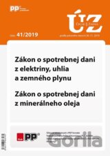 UZZ 41/2019 Zákon o spotrebnej dani z elektriny, uhlia a zemného plynu, Zákon o spotrebnej dani z mi