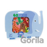 Prvé samolepky: Safari zvieratká