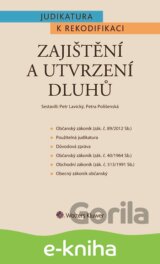 Judikatura k rekodifikaci - Zajištění a utvrzení dluhů
