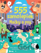 555 samolepiek Mačky a psy