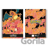 Pokémon A4 blok krúžkový Charmander