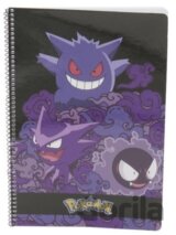 Pokémon A4 blok krúžkový Gengar