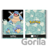 Pokémon A4 blok krúžkový Squirtle