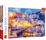Ostrov Procida v noci, Taliansko