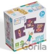 KukiKuk Véééliké puzzle trio Můj den