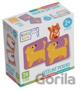 KukiKuk Véééliké pexeso Zvířátka na dvorku