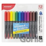Popisovače pernamentní SADA SIGMAFLO 12 ks