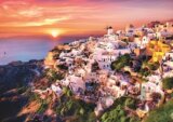 Západ slunce nad Santorini, Řecko
