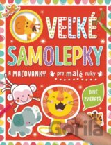 Veľké samolepky a maľovanky pre malé ruky: Divé zvieratá