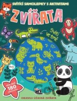 Svítící samolepky s aktivitami Zvířata