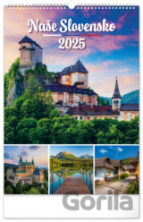 NOTIQUE Nástenný kalendár Naše Slovensko 2025