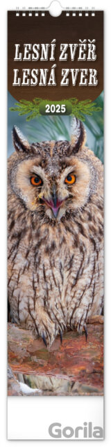 NOTIQUE Nástenný kalendár Lesní zvěř – Lesná zver 2025