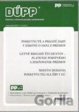 DUPP 11-12/2013 Poskytnuté a prijaté dary v zákone o dani z príjmov