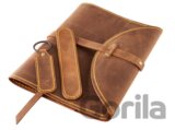 Set Záložka, klíčenka, obal s nýty XL Pull Up Hnědý