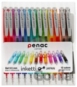 Penac Gelový roller Inketti 05 - sada 12 barev