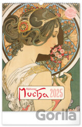 NOTIQUE Nástenný kalendár Alfons Mucha 2025