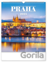 NOTIQUE Nástěnný kalendář Praha 2025