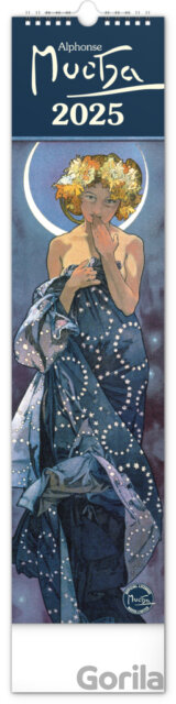 NOTIQUE Nástenný kalendár Alfons Mucha 2025