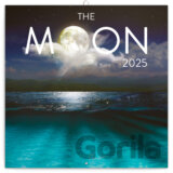 NOTIQUE Nástenný poznámkový kalendárv Moon (Mesiac) 2025