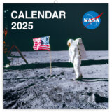 NOTIQUE Nástenný poznámkový kalendár Calendar NASA 2025